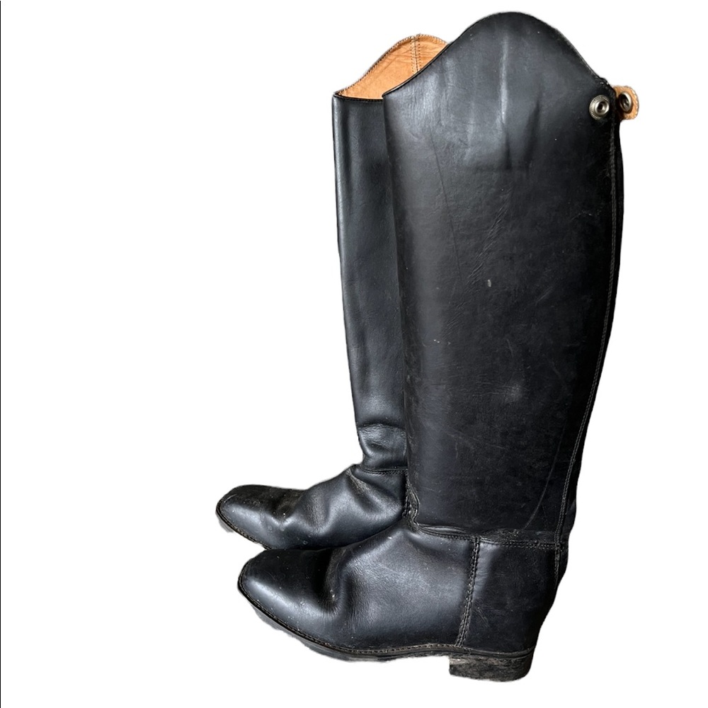 Ariat Kinsley Dress Tall Riding Boot Sz 8B Height Medium Calf Slim Rigid Leather